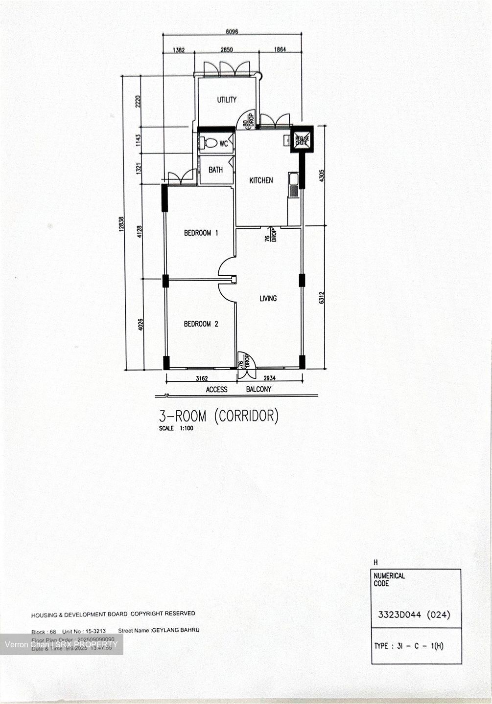 Blk 68 Geylang Bahru Ville (Kallang/Whampoa), HDB 3 Rooms #483690631